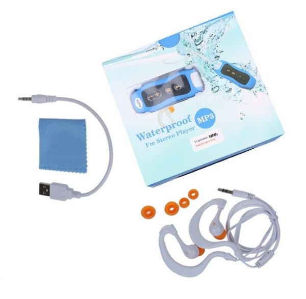Waterproof IPX8 Clip MP3 Player FM Radio Stereo Sound 4G/8G Sport Music Player - Image 4