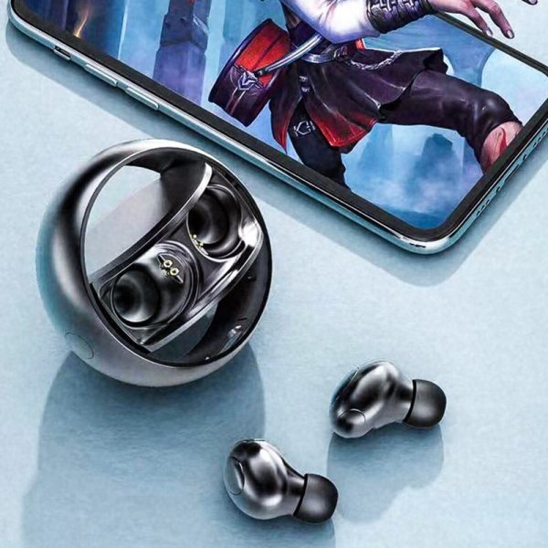 H8 Stereo Sports Wireless Bluetooth Headset TWS 5.0 Binaural Mini In-Ear Rotating Headset - Image 2