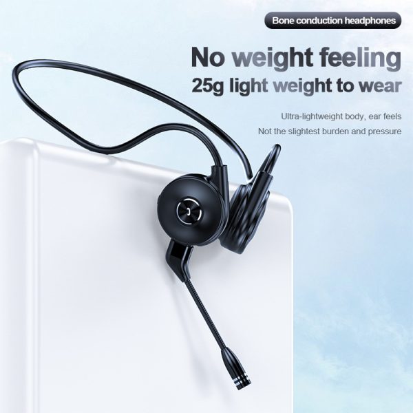 M1 Bone Conduction Bluetooth Headset New True Stereo Pair Ears With Marks For Running Sports - Image 2
