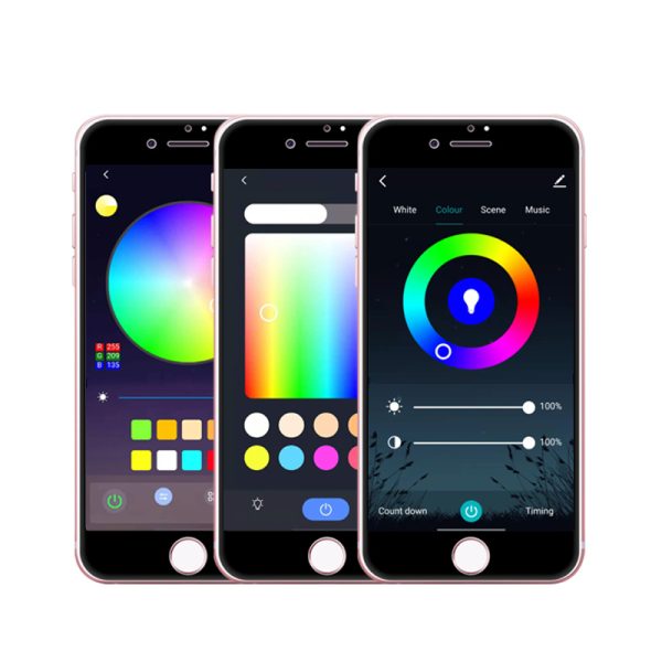 WiFi Smart Bulb Alexa Voice Control RGBCW Dimming Color A19 Bulb Graffiti Smart Life - Image 5