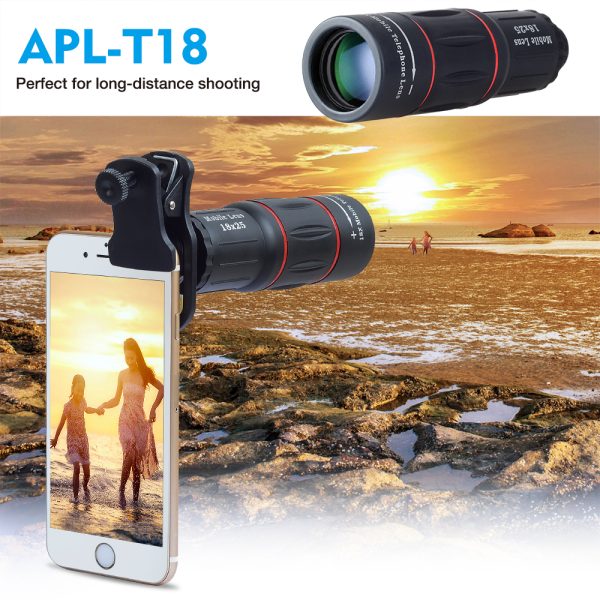 APEXEL 18X Telescope Zoom Mobile Phone Lens for iPhone Samsung Smartphones universal clip Telefon Camera Lens with tripod 18XTZJ - Image 3