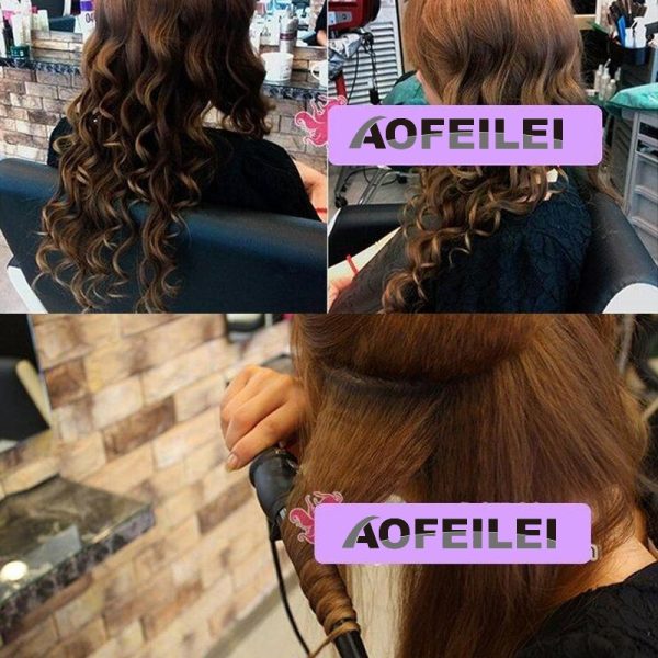 Ceramic Styling Tools professional Hair Curling Iron Hair waver Pear Flower Cone Electric Hair Curler Roller Curling Wand - Image 6