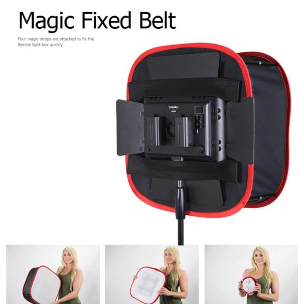 Universal Foldable Collapsible Portable Softbox Diffuser LED Soft Lamp Light Cover Box Digital Camera Photography Studio Tools - Image 3