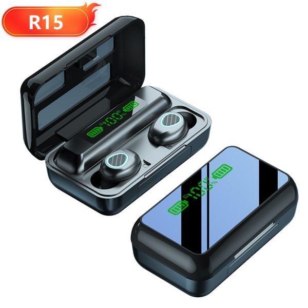 M10M30 Bluetooth Headset High-Capacity Wireless Private Model TWS New F9 Smiley Face Binaural 5.1 Noise Cancellation - Image 26