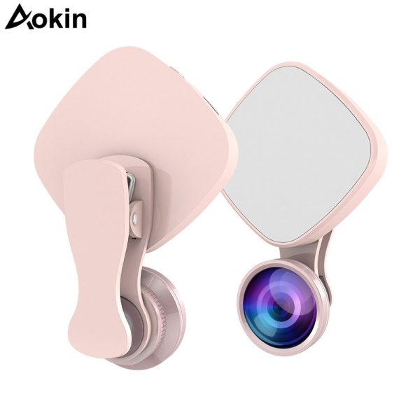 Selfie Ring Light with HD 3 in 1 Fisheye Wide Angle Macro Lens Flash Led Camera Phone Photography for iPhone Samsung Lens - Image 5