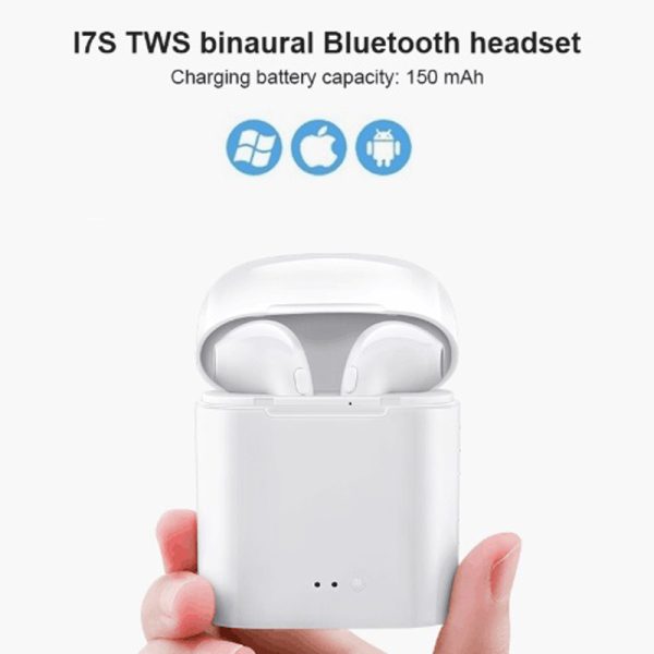 i7s TWS Mini Wireless Bluetooth Earphone Stereo Earbud Headset With Charging Box Mic For Iphone Xiaomi All Smart Phone air pods - Image 2