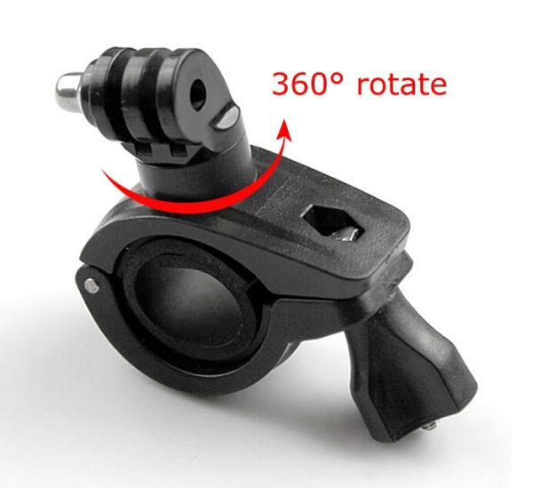 360 Degree Rotation Bike Bicycle Motorcycle Handlebar Handle Bar Mount Holder For Gopro Hero 8 7 6 5 4  SJCAM Camera Accessories - Image 6