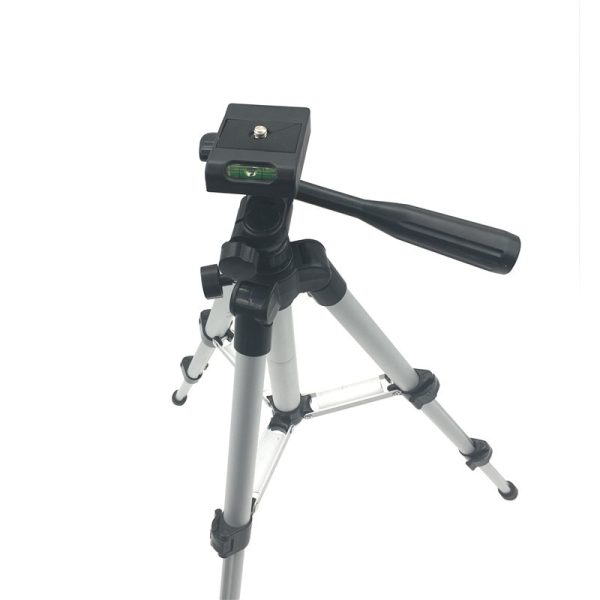 Professional Foldable Camera Tripod Holder Stand Screw 360 Degree Fluid Head Tripod Stabilizer Aluminum with Phone Holder - Image 3
