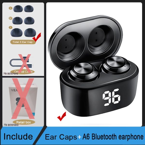 NBL TWS 5.0 Bluetooth Earphone Wireless Headphone IPX4 Waterproof  Stereoe Earbuds Micophone Headest Mini 300mAh Gaming earphone - Image 7