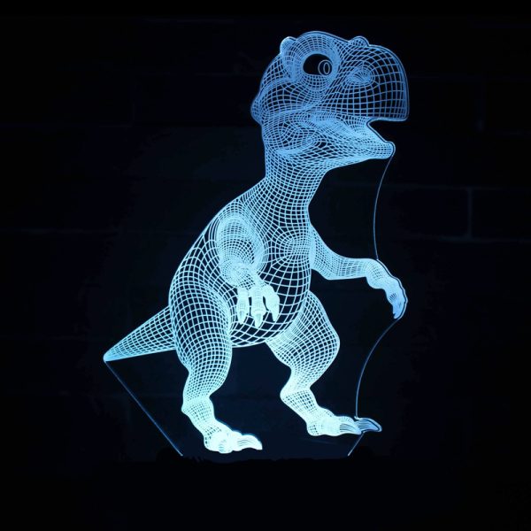 Tuya Smart App Remote Control RGB Colorful Table Lamp LED Acrylic Animation Dimming Color 3D Night Light - Image 7