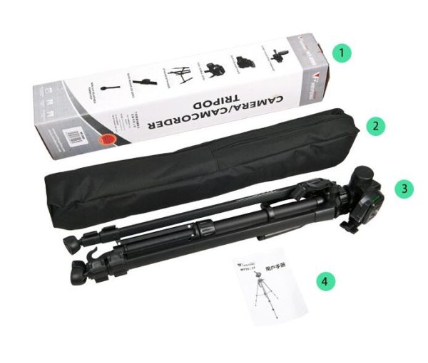 Single-Camera Tripod Stand 360degreeRotating Retractable and Height-Adjustable Portable Mobile Phone Camera Live Tripod - Image 7