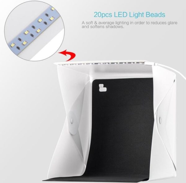 Mini Portable and Folding Photo Light Box - Image 5