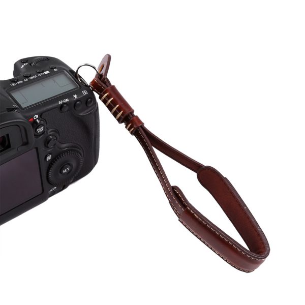 19cm PU Leather Camera Hand Strap For Nikon Fuji For Sony DSLR SLR Camera Wrist Strap - Image 6
