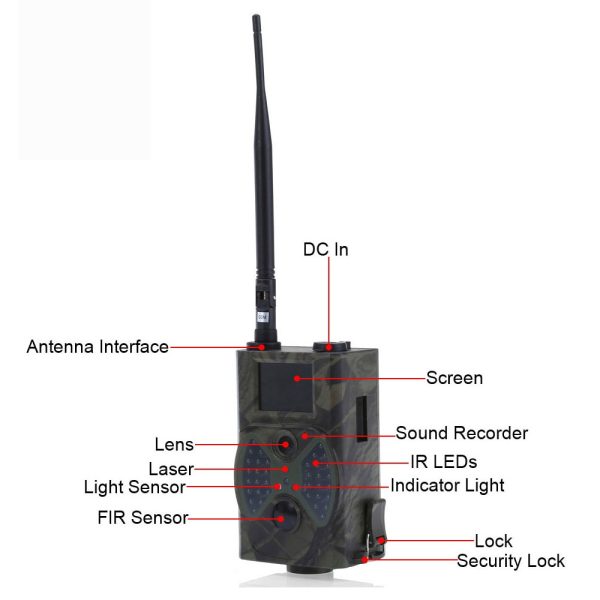 Outlife HC300M Hunting Trail Camera Email MMS GSM Trap Camera 12MP 1080P Night Vision GPRS Infrared Wild Hunting Camera Wildlife - Image 2