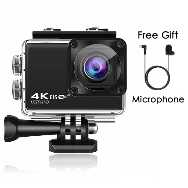 H10 EIS Anti-shake Action Camera Ultra HD 4K / 60fps WiFi 2.0" 170D Underwater Waterproof Cam Helmet Vedio Go Sport Pro Came - Image 5