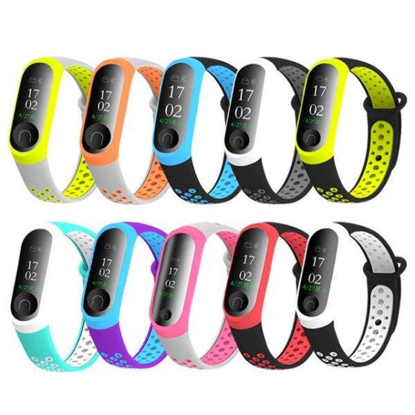 Newest Millet Silica Bracelet 3 4 Wristband Smart Sports Bracelet Replacement For Xiaomi Mi band 3 4 Wristband Fitness Watch - Image 12