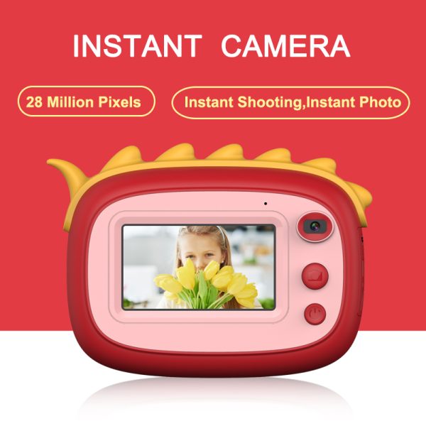 The New Shoot-And-Get High Definition Children's Camera Print Photo Camera Shoot And Get Printable DIY Graffiti - Image 4
