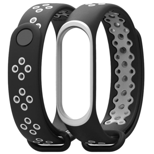 New Fashion Wild Bracelet Sports Version Fashion Anti-lost Two-color Replacement Strap For Millet Bracelet 3 Wristband - Image 9