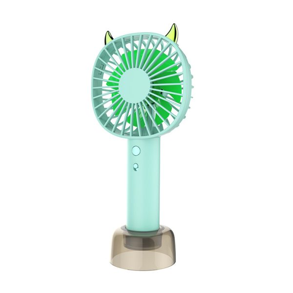 Cute Handheld Mini Fan Desktop Small Fan USB Charging Easy To Carry Fan Mute Small Fan - Image 7