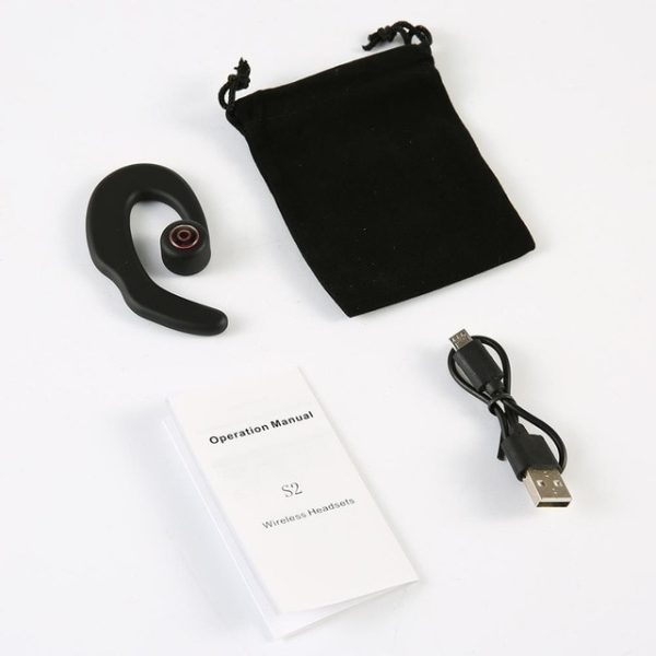 S2 Bluetooth Headphone Wireless Headset Bone Conduction Hook Earphone Sports earpiece With Mic for phone Music - Image 8