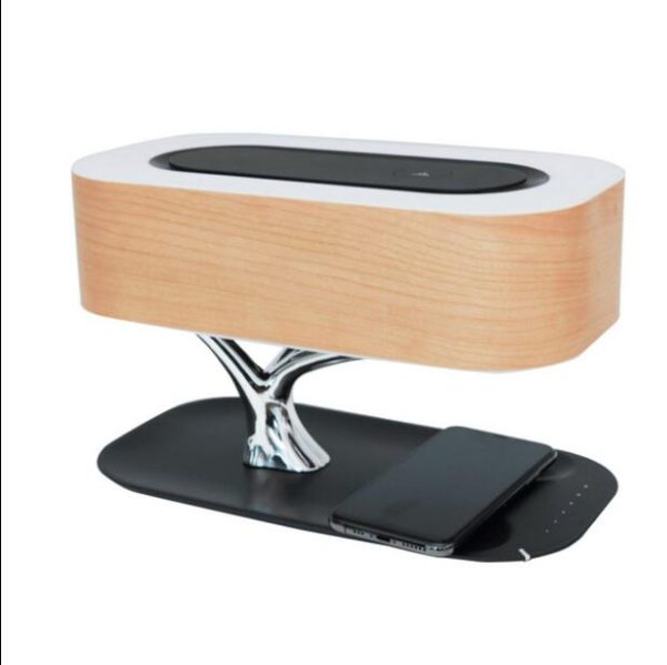 Modern led table lamp for bedroom dimmable bluetooth Speaker phone Charger wireless desk lamp bedside lamp table light tree lamp - Image 7