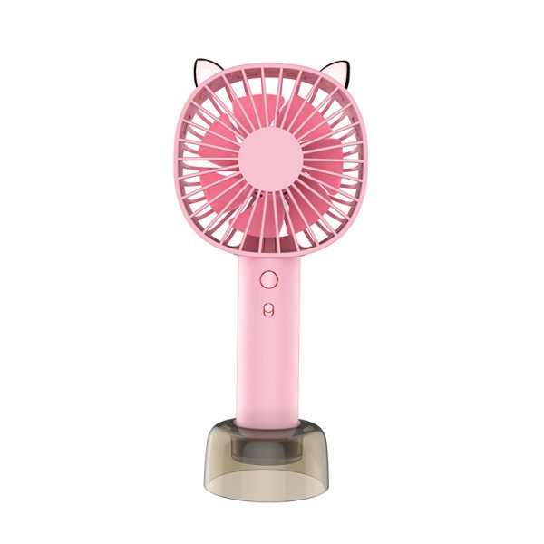 Cute Handheld Mini Fan Desktop Small Fan USB Charging Easy To Carry Fan Mute Small Fan - Image 4