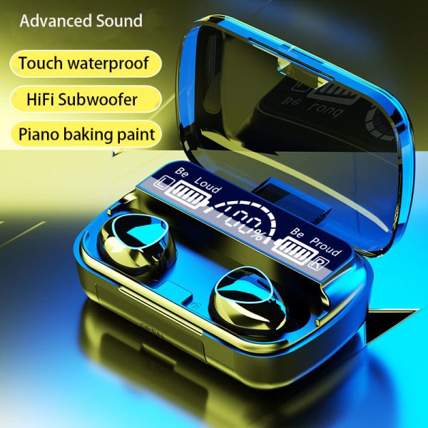 M10M30 Bluetooth Headset High-Capacity Wireless Private Model TWS New F9 Smiley Face Binaural 5.1 Noise Cancellation - Image 2