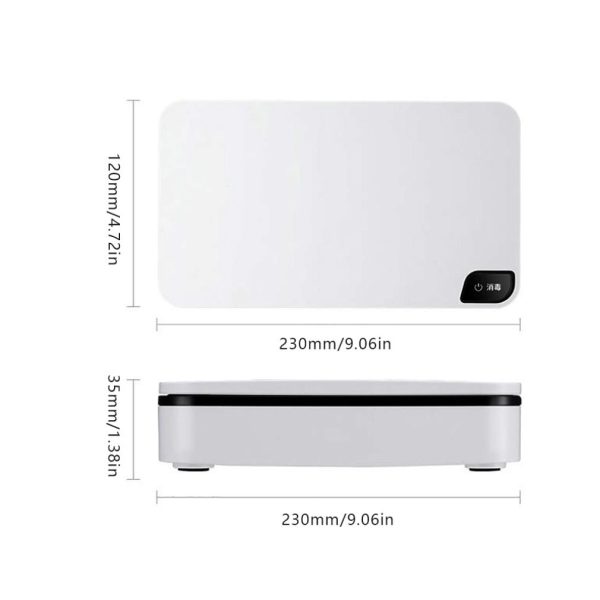 Portable Uv Sterilizer Box Mobile Phone Sanitizer Case For Phone Mice Toothbrush Mask Sterilization Box 1 Set - Image 6
