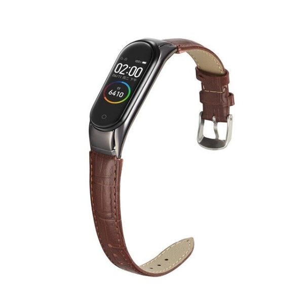 Yiwa For Millet Mi-band 3/4 PU Wrist Band Bracelet Strap+Metal Case Millet 3 Wrist Strap Protection - Image 11