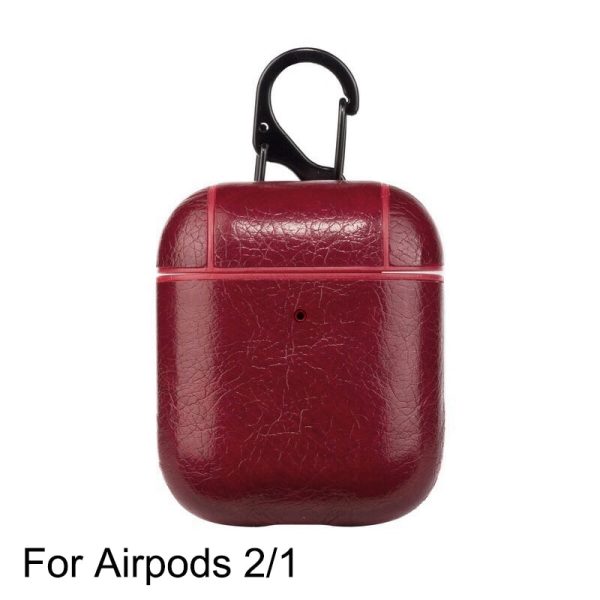PU Leather Case for Airpods Pro Luxury Protective Cover with Anti-lost Buckle for Air Pods Pro 3 Headphone Earpods Fundas - Image 5