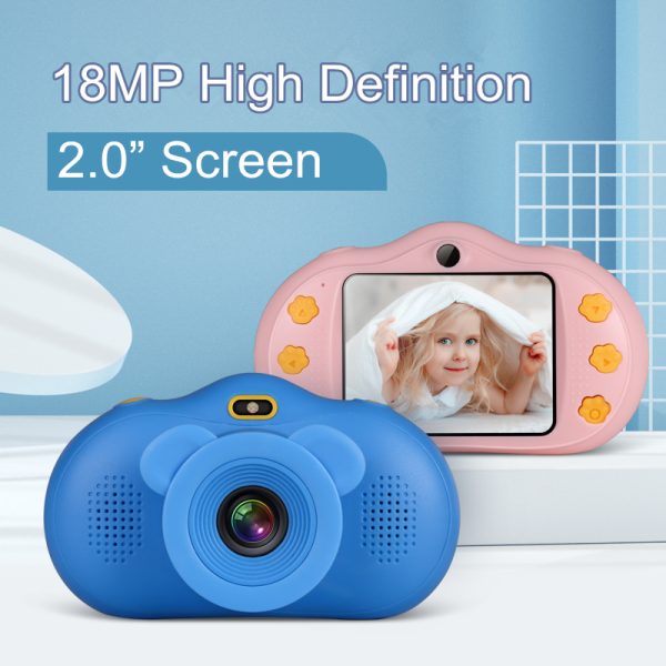 New Kids Digital Camera 2.0 Screen With Flash Kids Gift Toy Video Recorder - Image 4