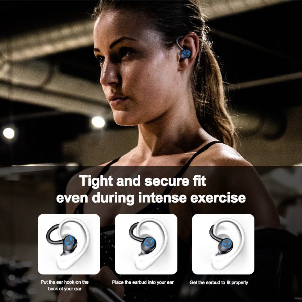 New Ear-Mounted Noise-Cancelling Wireless Bluetooth Headset TWS In-Ear Sports Waterproof Gaming Headset - Image 4