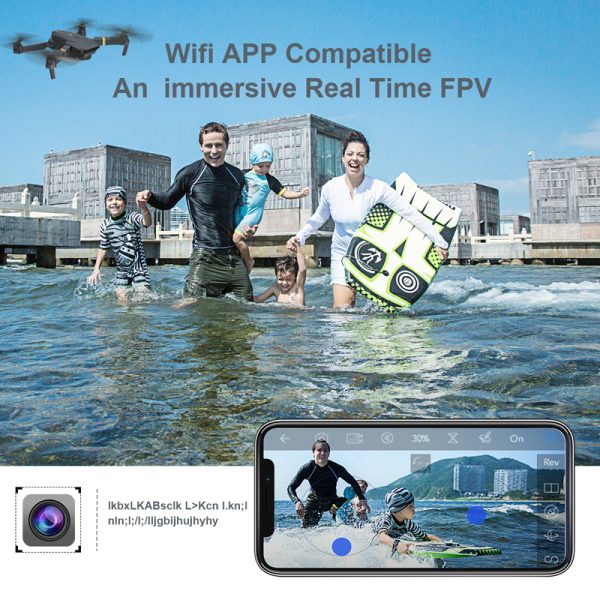 Eachine E58 WIFI FPV With Wide Angle HD 1080P/720P/480P Camera Hight Hold Mode Foldable Arm RC Quadcopter Drone X Pro RTF Dron - Image 2