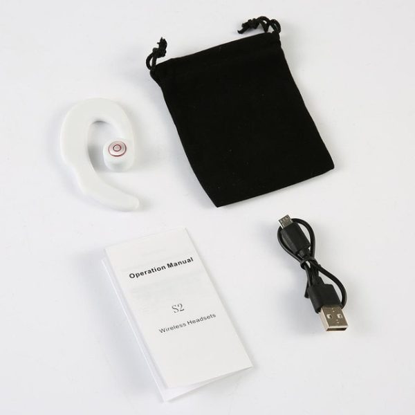 S2 Bluetooth Headphone Wireless Headset Bone Conduction Hook Earphone Sports earpiece With Mic for phone Music - Image 9