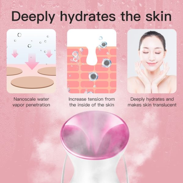 KONKA Facial steamer Large-capacity water tank 100ml Gentle and Deap cleaning face steamer Electric spa face steamer Whitening - Image 3