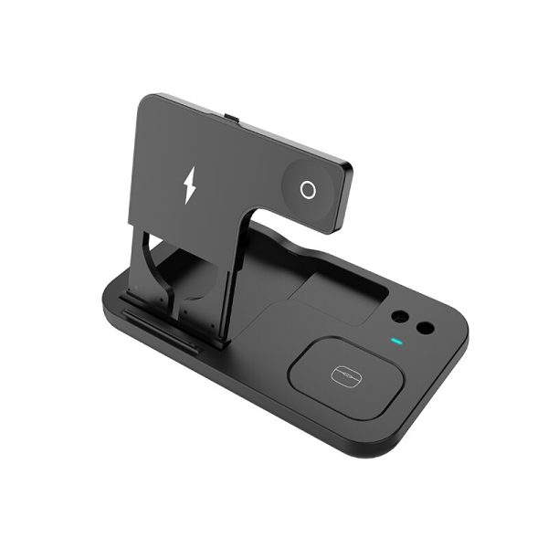 15W Fast Charge 4 In 1 QI Wireless Charger Dock Station For iPhone 11 12 Pro MAX Apple Watch Airpods Pro Charging Stand - Image 8