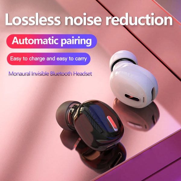Mini In-Ear 5.0 Bluetooth Earphone HiFi Wireless Headset With Mic Sports Earbuds Handsfree Stereo Sound Earphones for all phones - Image 4