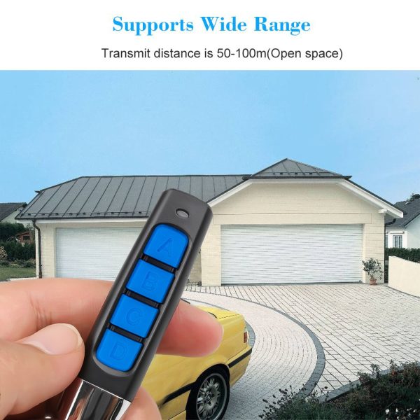 kebidu 433MHZ Remote Control 4 Channe Garage Gate Door Opener Remote Control Duplicator Clone Cloning Code Car Key - Image 3