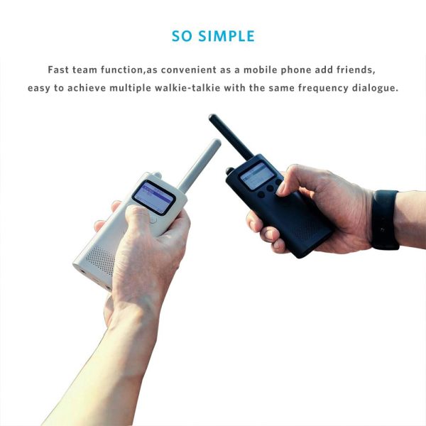 Xiaomi Mijia Smart WalkieTalkie FM Radio 8 Dayds Standby Smart Phone APP Location Share Fast Team Talk - Image 5