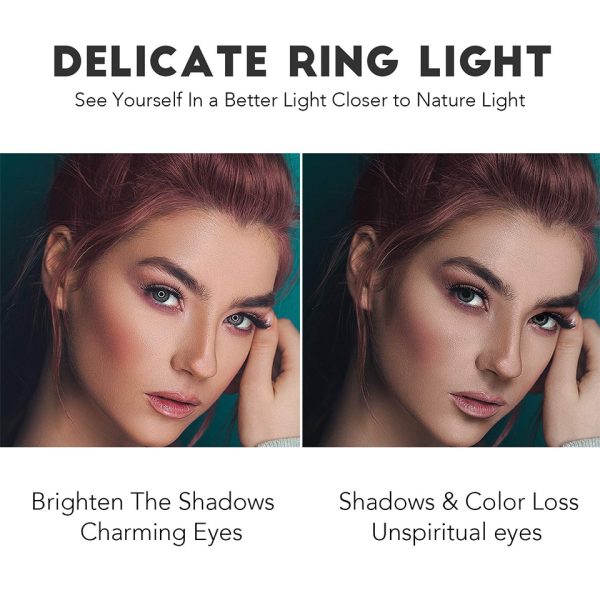 Video Youtube Fill Ring Light Lamp Live COOK 26CM Photography Lighting Phone Ringlight Tripod Stand Photo Led Selfie Bluetooth - Image 5
