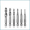 Hexagon Shank Composite Tap HSS Machine Tap Drilling Tap Chamfering Multifunctional Titanium Coated Spiral Tap Contain Cobalt - Image 5