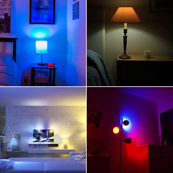 WiFi Smart Bulb Alexa Voice Control RGBCW Dimming Color A19 Bulb Graffiti Smart Life - Image 7
