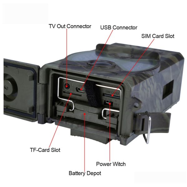 Outlife HC300M Hunting Trail Camera Email MMS GSM Trap Camera 12MP 1080P Night Vision GPRS Infrared Wild Hunting Camera Wildlife - Image 3