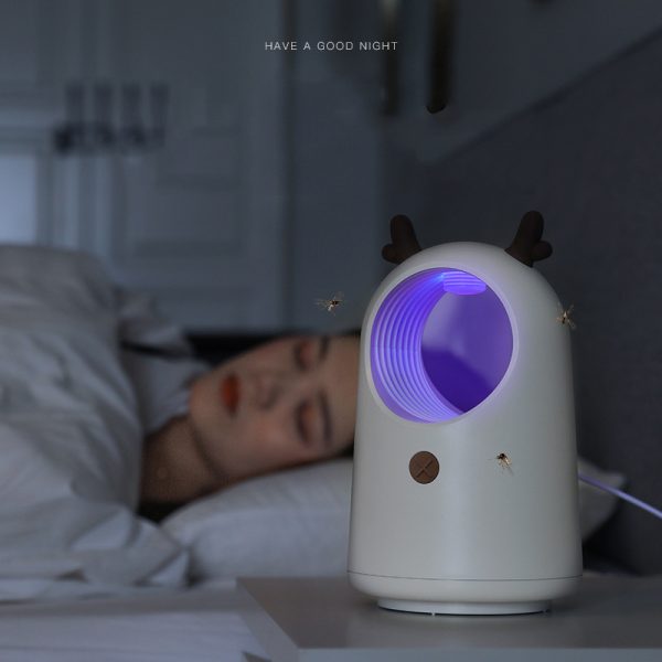 Cute Pet Shape Mosquito Killing Lamp Cute Rabbit Cute Deer Physical Mute Home Bedroom Mosquito Killing Lamp - Image 5