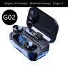 G02 V5.0 Bluetooth Stereo Earphone Wireless IPX7 Waterproof Touch Earbuds Headset 3300mAh Battery LED Display Type-c Charge Case - Image 7
