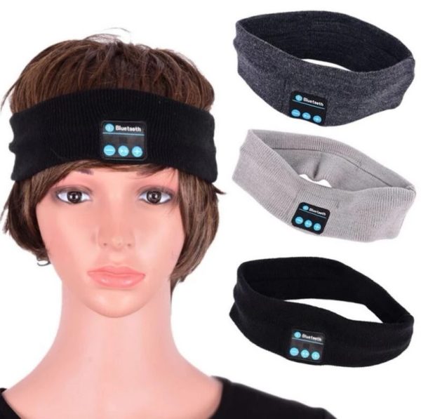 Bluetooth Music Headband Knits Sleeping Headwear Headphone Speaker Headset - Image 3
