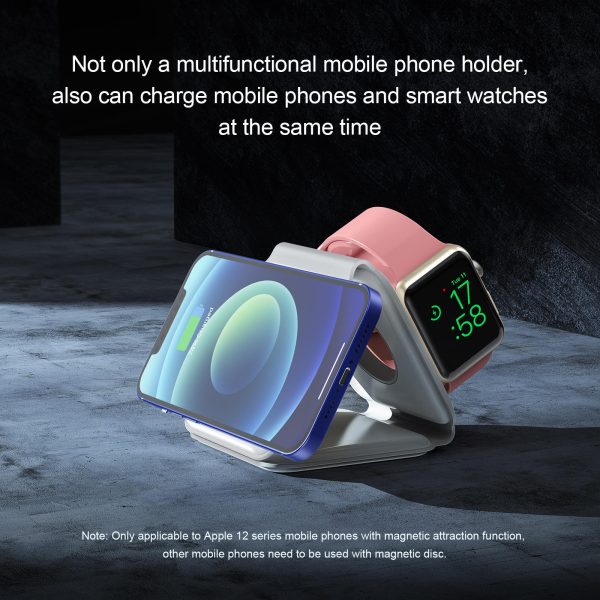 Magsafe15W Fast Charging Wireless Charging Three-In-One Folding Magnetic Wireless Charger For Apple Headset Watch - Image 4
