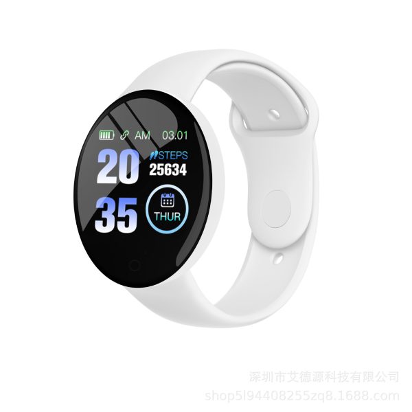New D18S Macaron Heart Rate Exercise Step Meter Health Monitoring Eight Colors Custom Background Smart Bracelet - Image 4