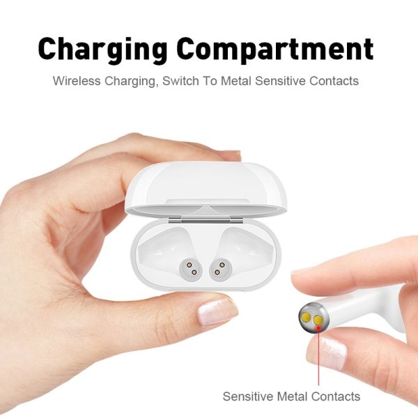 V8 TWS Pop-up Wireless Earphone 6D Super Bass Bluetooth 5.0 Earphones PK i20 i10 TWS i12 tws lk te9 i30 i60 i88 tws - Image 2