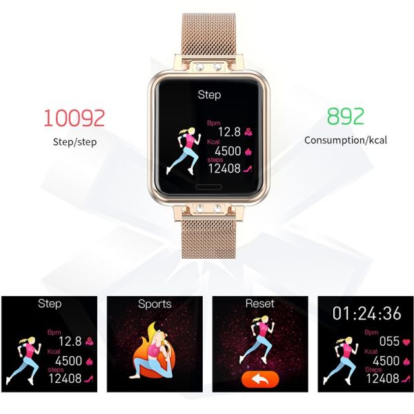 New Smart Watch Women Heart Rate Women Menstrual Cycle Multifunction Ladies Smartwatch Fitness Tracker For Android IOS - Image 6